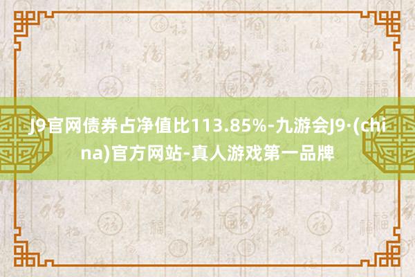 J9官网债券占净值比113.85%-九游会J9·(china)官方网站-真人游戏第一品牌