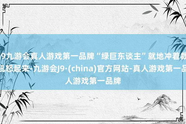 j9九游会真人游戏第一品牌“绿巨东谈主”就地冲着裁判吼怒起来-九游会J9·(china)官方网站-真人游戏第一品牌