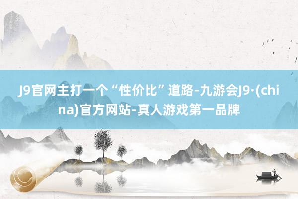 J9官网主打一个“性价比”道路-九游会J9·(china)官方网站-真人游戏第一品牌