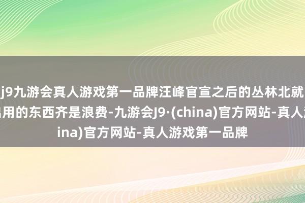 j9九游会真人游戏第一品牌汪峰官宣之后的丛林北就被网友们扒出用的东西齐是浪费-九游会J9·(china)官方网站-真人游戏第一品牌