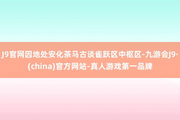 J9官网因地处安化茶马古谈雀跃区中枢区-九游会J9·(china)官方网站-真人游戏第一品牌