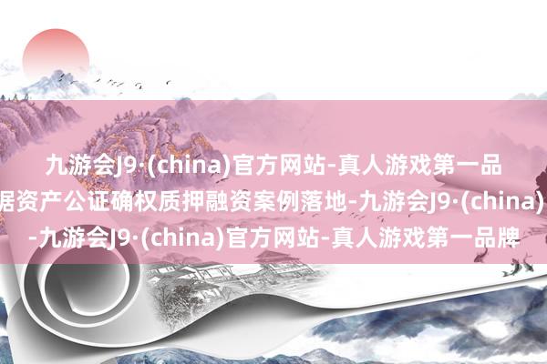 九游会J9·(china)官方网站-真人游戏第一品牌全国首例国有企业数据资产公证确权质押融资案例落地-九游会J9·(china)官方网站-真人游戏第一品牌