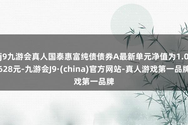 j9九游会真人国泰惠富纯债债券A最新单元净值为1.0628元-九游会J9·(china)官方网站-真人游戏第一品牌